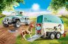 Playmobil - 70511 - Voiture et van pour poney
