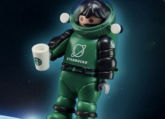 Playmobil - 70526-kor - LEO ASTRONAUT STARBUCKS