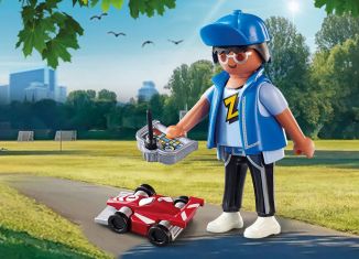 Playmobil - 70561 - Boy with RC Car