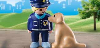 Playmobil - 70408 - Polizist mit Hund