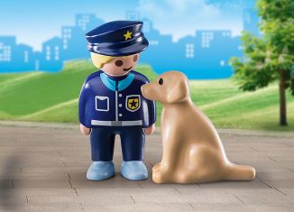 Playmobil - 70408 - Police Officer with Dog