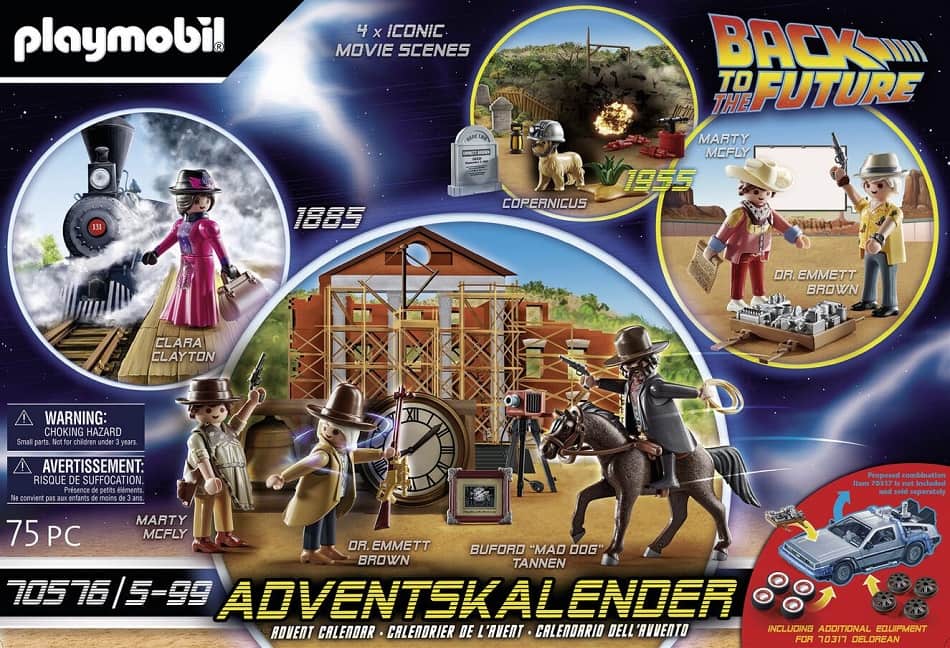 Playmobil Set: 70576 - Advent Calendar - Back to the Future Part III -  Klickypedia