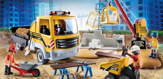 Playmobil - 70742 - Construction site with dump truck