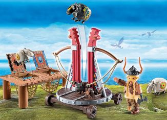 Playmobil - 9461 - Dragon Racing: Gobber the Belch with Sheep Sling