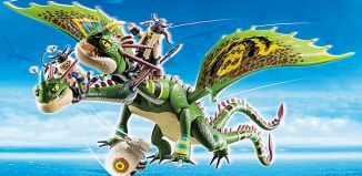 Playmobil - 70730 - Dragon Racing: Ruffnut And Tuffnut with Barf and Belch