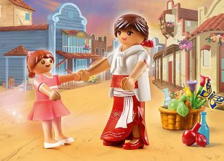 Playmobil - 70699 - Little Lucky & Mama Milagro - Detail Playmobil - 70699 - Little Lucky & Mama Milagro
