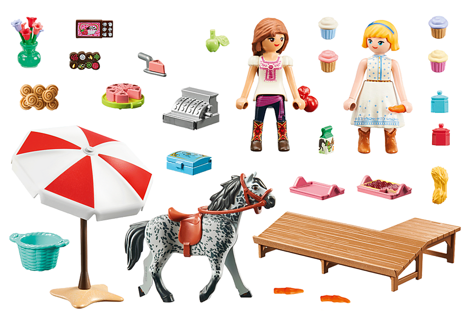 Playmobil 70696 - Miradero candy stall - Back