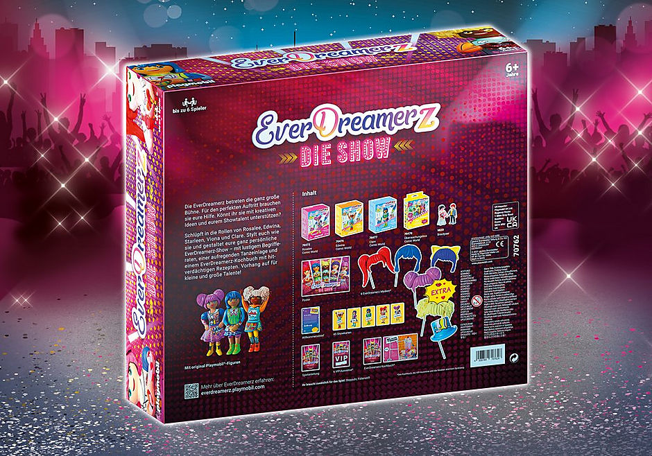 Playmobil 70762 - PLAYMOBIL®Box. EVERDREAMERZ The Show: Gaming event for the whole family - Back