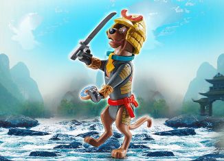 Playmobil - 70716 - SCOOBY-DOO! Collectible Samurai Figure - Detail Playmobil - 70716 - SCOOBY-DOO! Collectible Samurai Figure