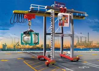 Playmobil - 70770 - Cargo Crane with Container
