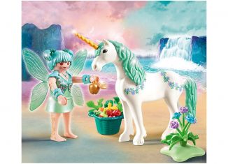 Playmobil - 70655 - Unicorn with feeding fairy