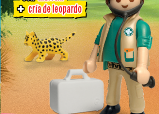 Playmobil - 30794704-esp - Veterinario con leopardo