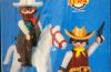 Playmobil - 3304-lyr - 2 Cowboys / Cheval