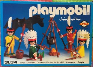 Playmobil - 3L34-lyr - Indian Set