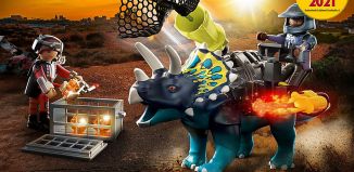 Playmobil - 70627 - Triceratops: Randale um die legendären Steine