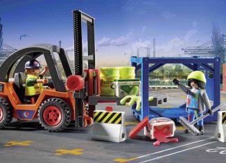 Playmobil - 70772 - Forklift with Freight
