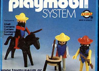 Playmobil - 3512L-lyr - Three Mexicans - Detail Playmobil - 3512L-lyr - Three Mexicans