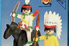 Playmobil - 3580-lyr - Mounted Indian And Brave