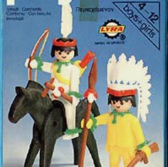 Playmobil - 3580-lyr - Mounted Indian And Brave