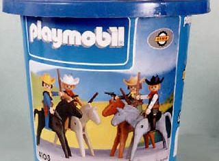 Playmobil - 4103-lyr - Cowboy-Set im Eimer