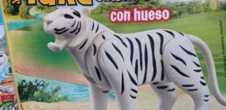 Playmobil - R055-30742620-esp - White tiger with a bone