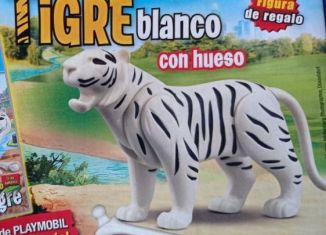 Playmobil - R055-30742620-esp - Weißer Tiger mit Knochen