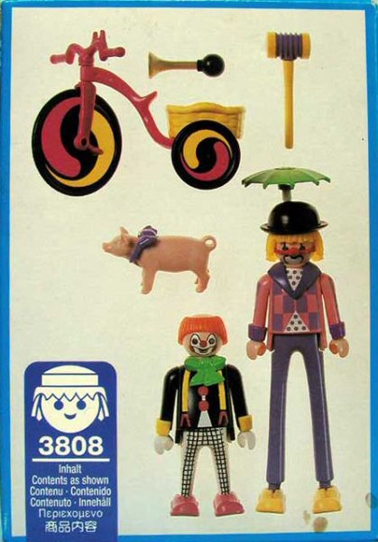 Playmobil 3808 - Clown Team - Back