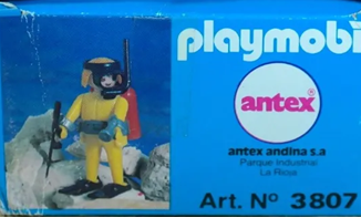 Playmobil - 3807-ant - Diver - Detail Playmobil - 3807-ant - Diver