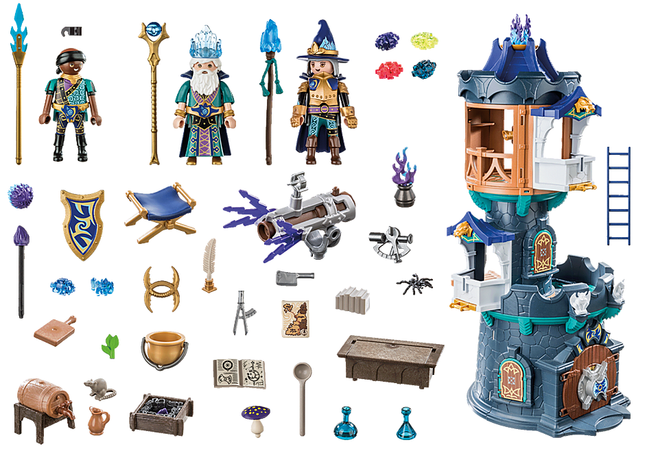 Playmobil 70745 - Violet Vale - Wizard Tower - Back
