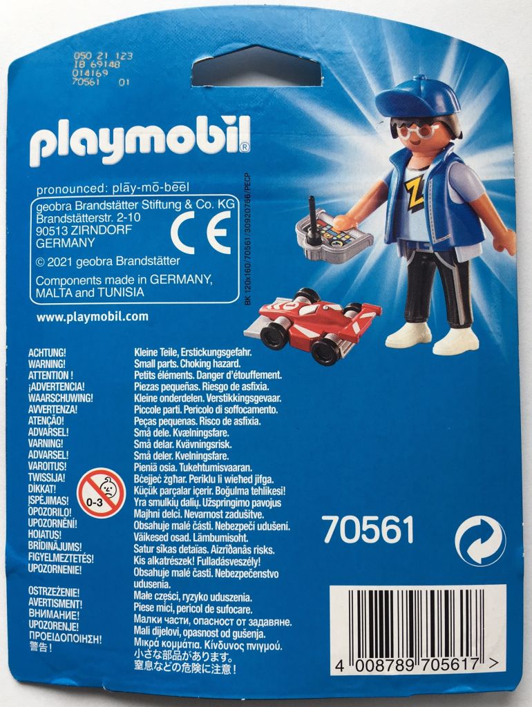 Playmobil 70561 - Boy with RC Car - Back