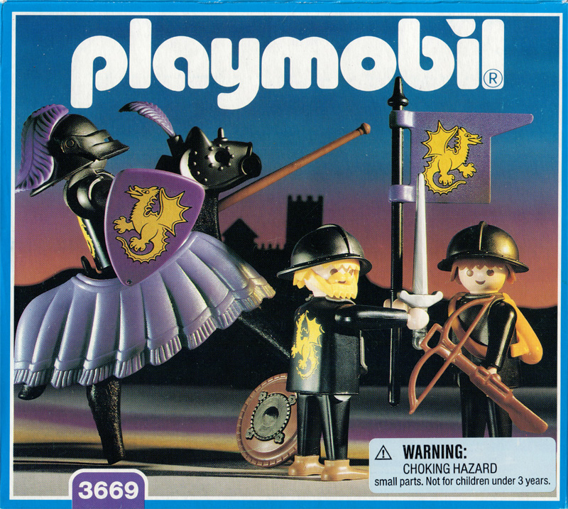 Playmobil 3669 - Knight / 2 squires - Box