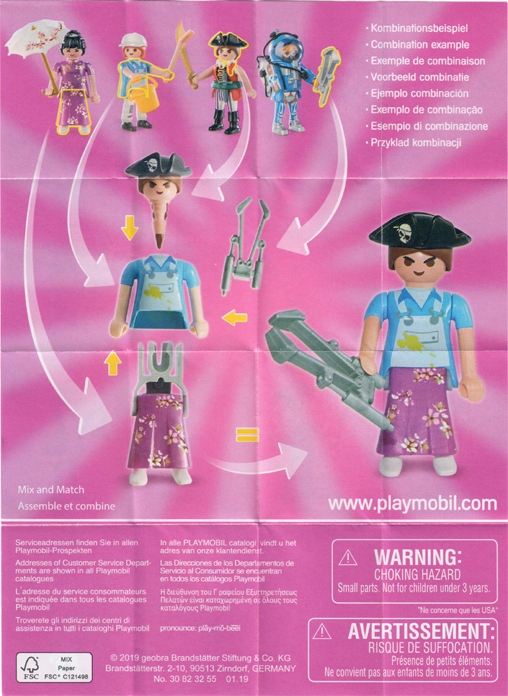 Playmobil Figures Serie 16 GirlsSet 70160Asiatin mit Schirm 