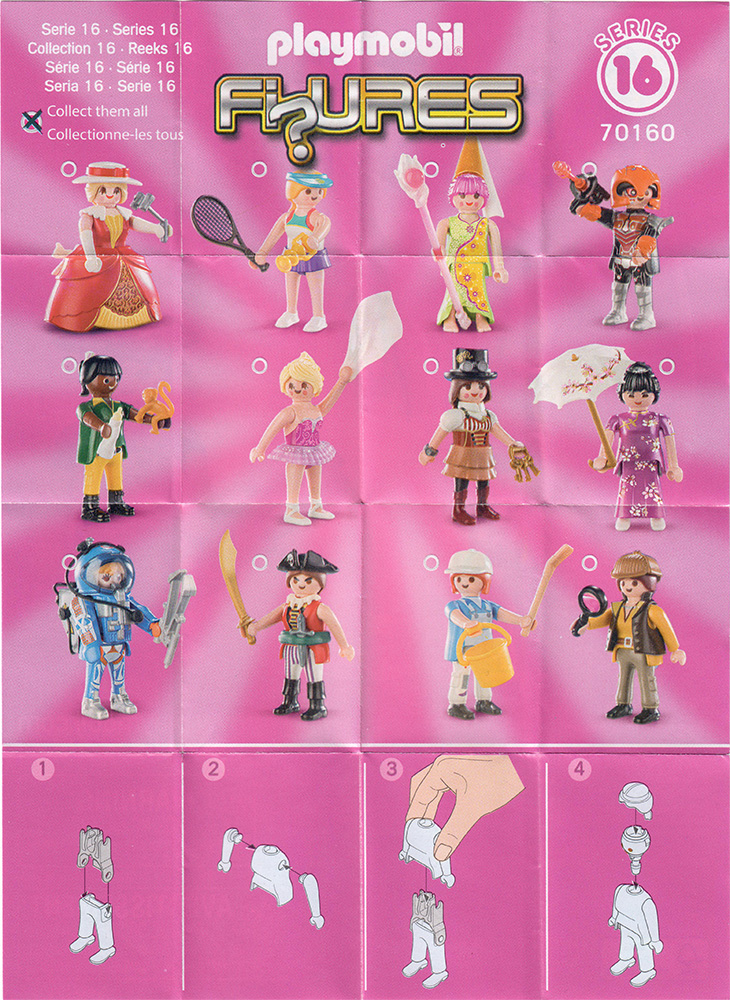 Playmobil Figures Serie 16 Girls Piratenbraut Set 70160 