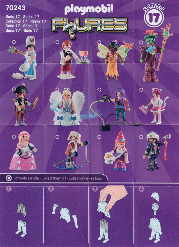 Playmobil figure serie 17 fille et garçon 