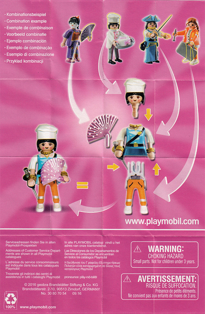 Playmobil Figures 9242 Girls Serie 12 Edle Dame mit weisem Hut und Reifrock 
