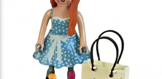Playmobil - 70149v5 - Shopping Girl - Redhead