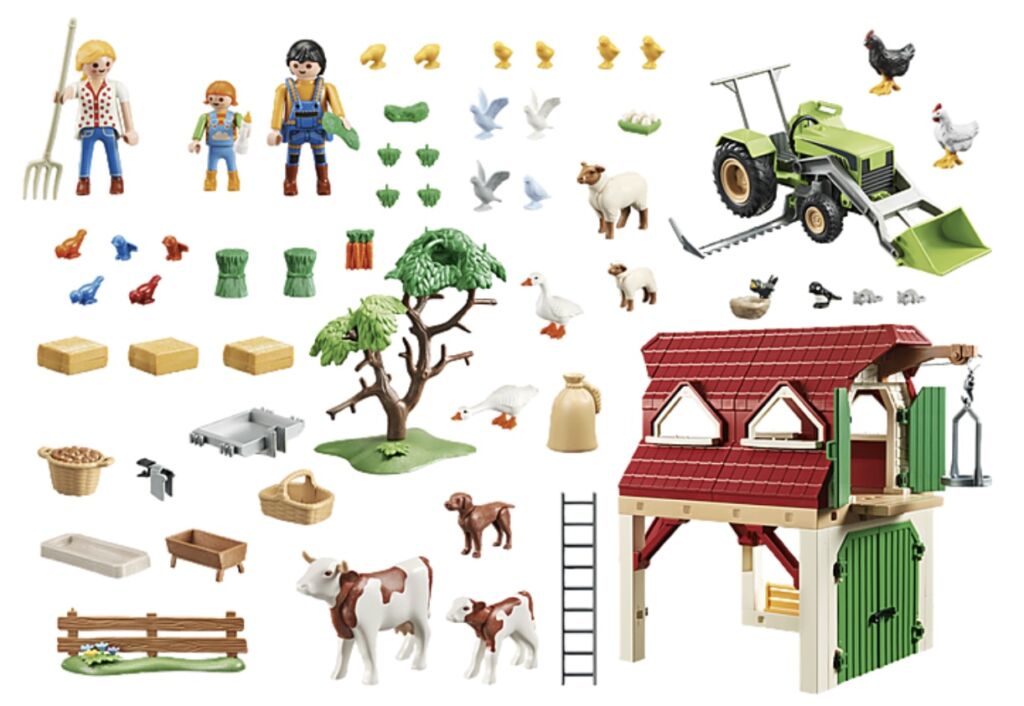 Playmobil 70887 - Farm with Small Animals - Back