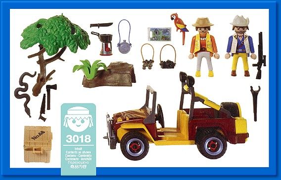 Playmobil 3018-usa - Jungle Expedition - Back