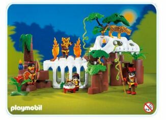 Playmobil - 3040 - Indigènes/squelette dinosaure