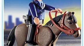Playmobil - 3167 - Polizist mit Pferd