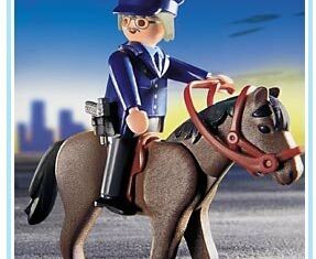 Playmobil - 3167 - Polizist mit Pferd