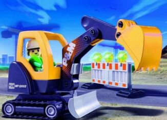 Playmobil - 5031 - Mini excavator with Absperrbake and signal light