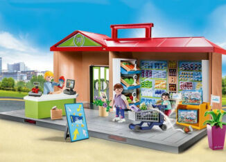 Playmobil - 70320-usa - Take Along Grocery Store