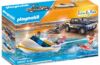 Playmobil - 70534 - Pick-Up with Speedboat