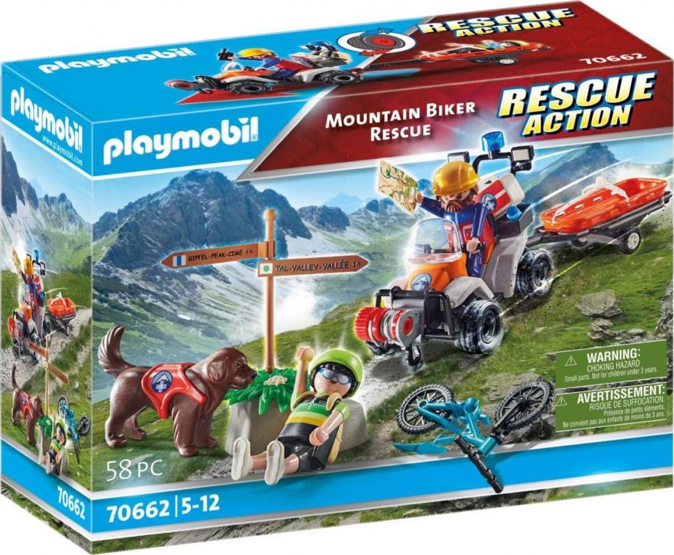 Playmobil 70662 - Mountain Biker Rescue - Box