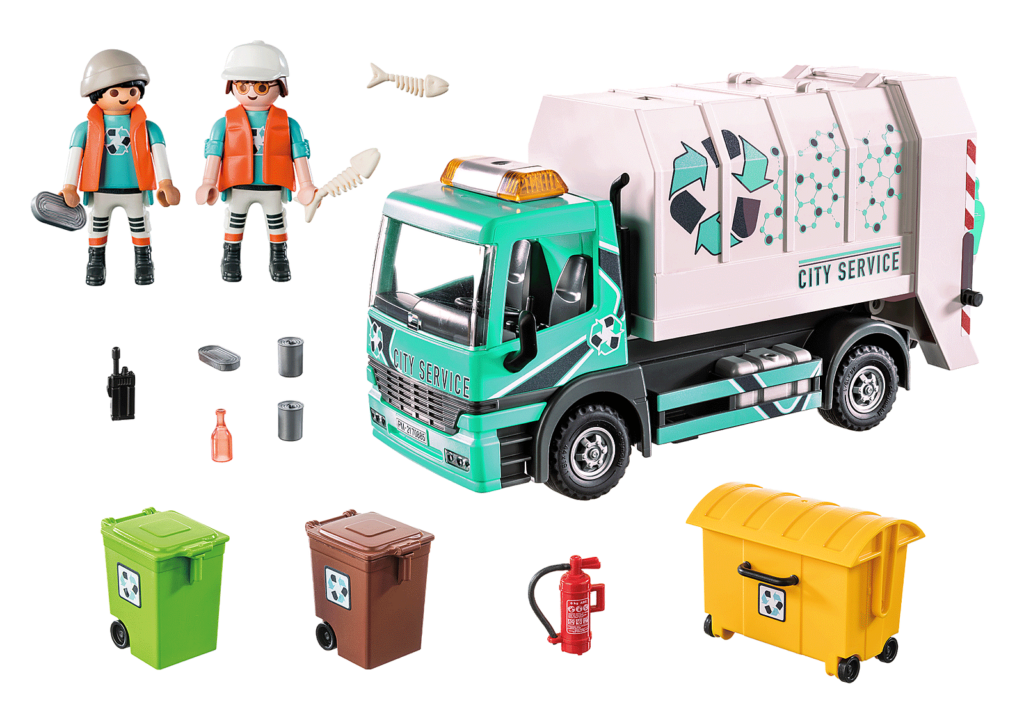 Playmobil 70885-can - City Recycling Truck - Back