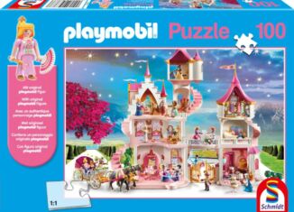 Playmobil - 56383 - Puzzle Prinzessinnen-Schloss mit 100 Teilen und Prinzessinnen-Figur