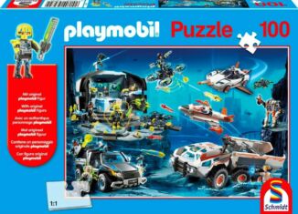 Playmobil - 56272 - Puzzle Top Agents mit 100 Teilen und Agenten-Figur