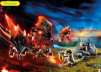 Playmobil - 70904 - Chevaliers Novelmore avec Dragon de Burnham Raiders