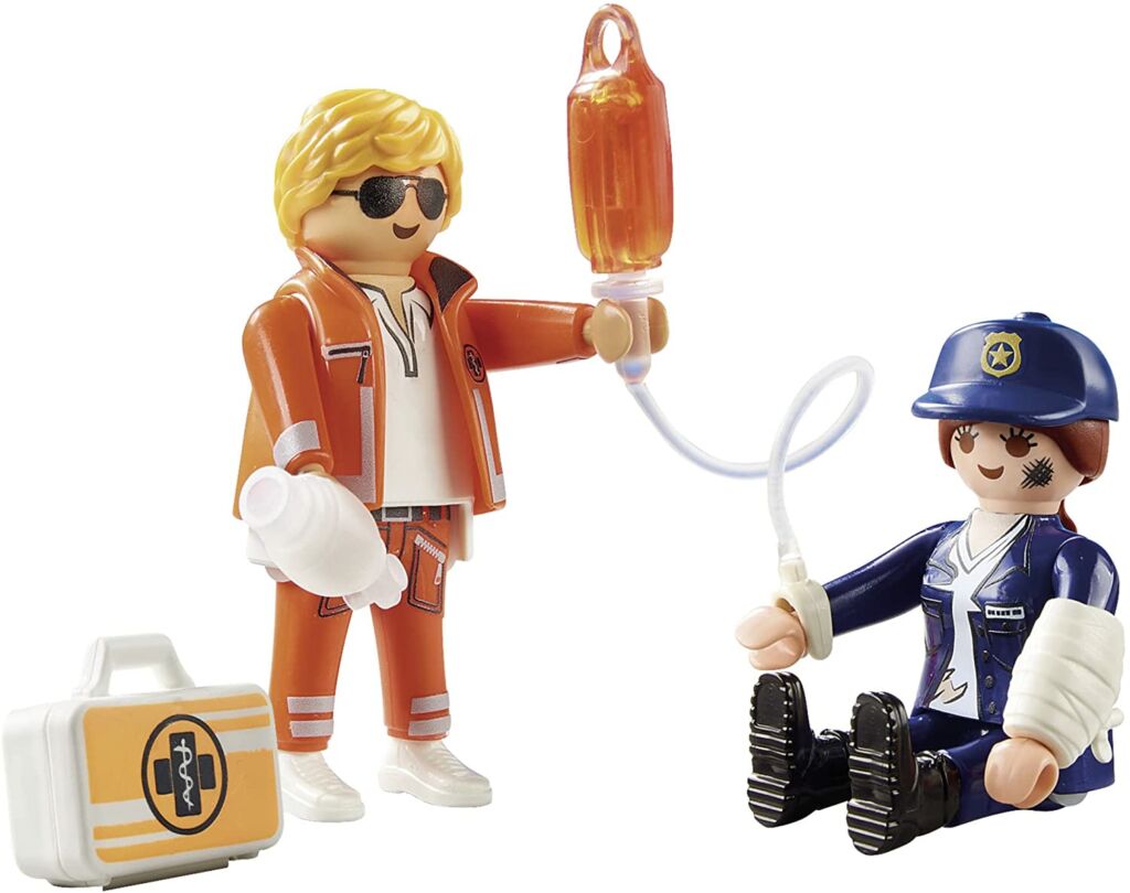 Playmobil 70823 - DuoPack Doctor and Police Officer - Back
